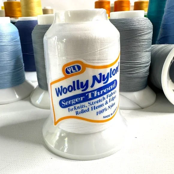 79 Spools of Serger Thread White Blue Yellow Beige YLI Sure Lock - Picture 6 of 6